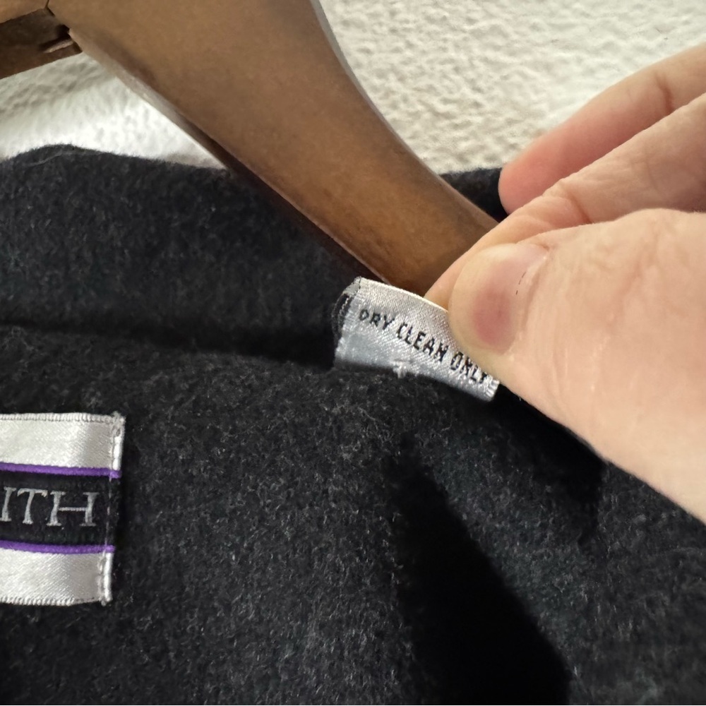 Vintage Amanda Smith Wool Cashmere Chore Jacket Size 14 Classic Vintage Academia - Picture 11 of 15
